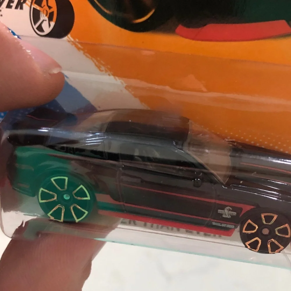 Mattel Hot Wheels Black and Red Shelby GT-500